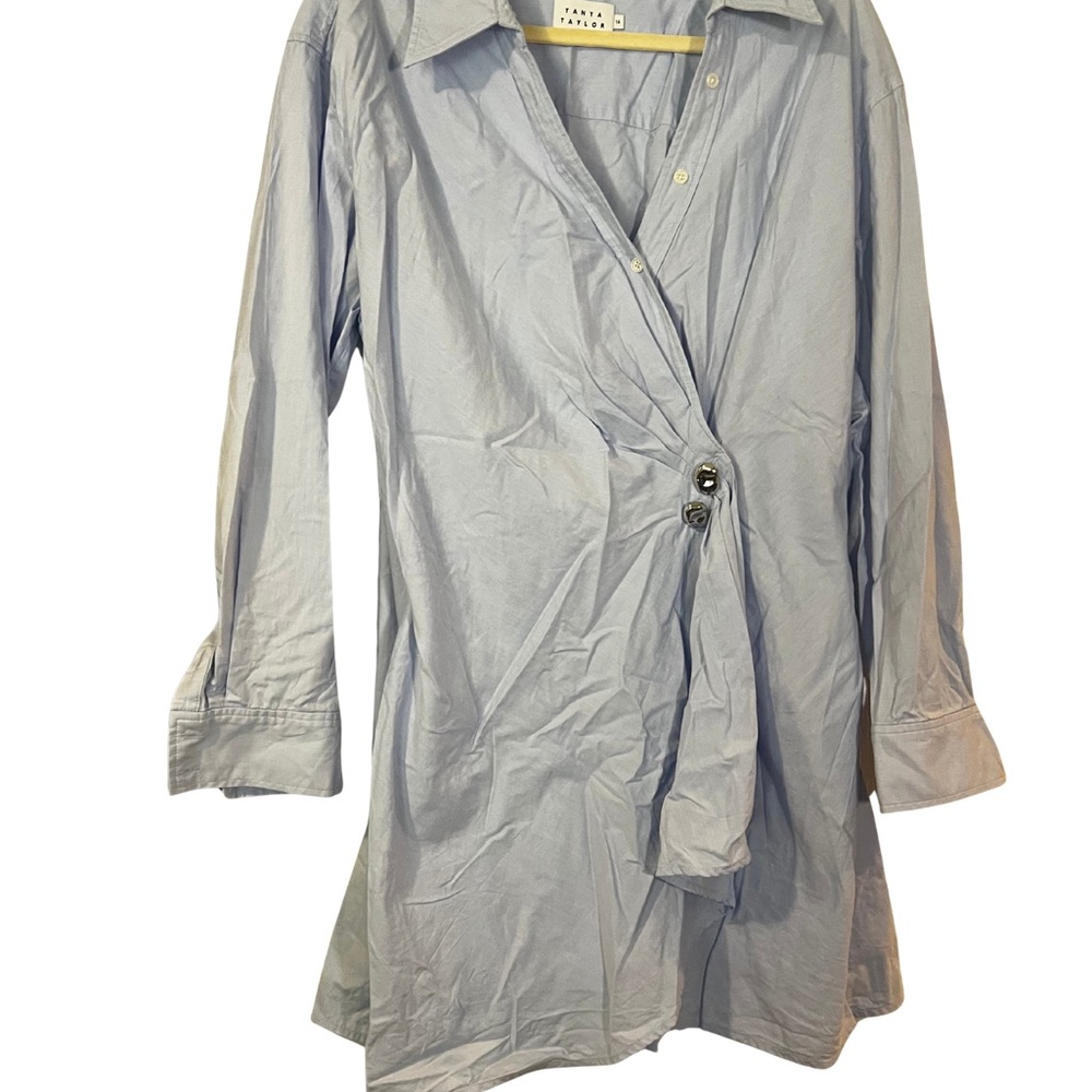 Tanya Taylor Sky Blue Shirt